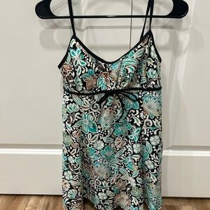 Floral Women's One Piece Swimsuit Dress